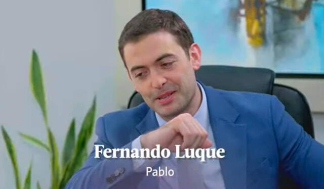 Fernando Luque interpretará a Pablo en 'Perdóname'. Foto: América TV   