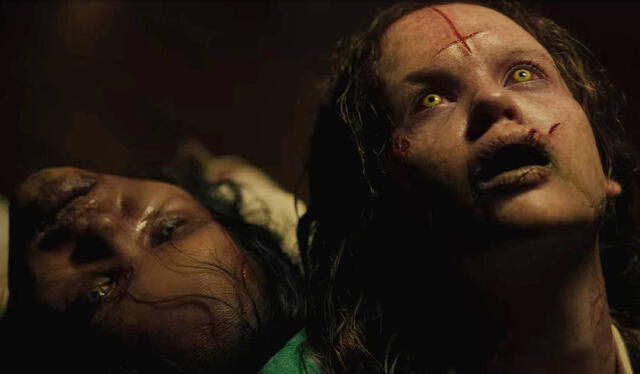 Angela y Katherine fueron poseídas en 'El exorcista: creyentes'. Foto: Universal Pictures   